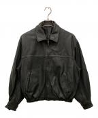 JOURNAL STANDARDジャーナルスタンダード）の古着「シープレザーウォッシュドジャケット」｜ブラック