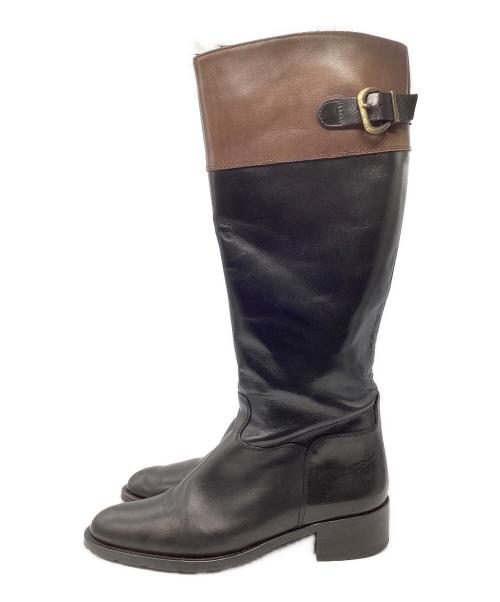 FRANCO MARTINI（フランコマルティーニ）FRANCO MARTINI (フランコマルティーニ) ジョッキーブーツ ブラック サイズ:23.5cmの古着・服飾アイテム