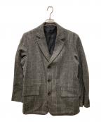 MARGARET HOWELL×Lovatマーガレットハウエル×ロバット）の古着「グレンチェックツイードウールジャケット」｜グレー