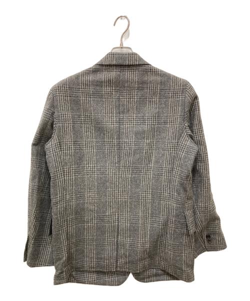 MARGARET HOWELL（マーガレットハウエル）MARGARET HOWELL (マーガレットハウエル) LOVAT (ロバット) グレンチェックツイードウールジャケット グレー サイズ:Mの古着・服飾アイテム