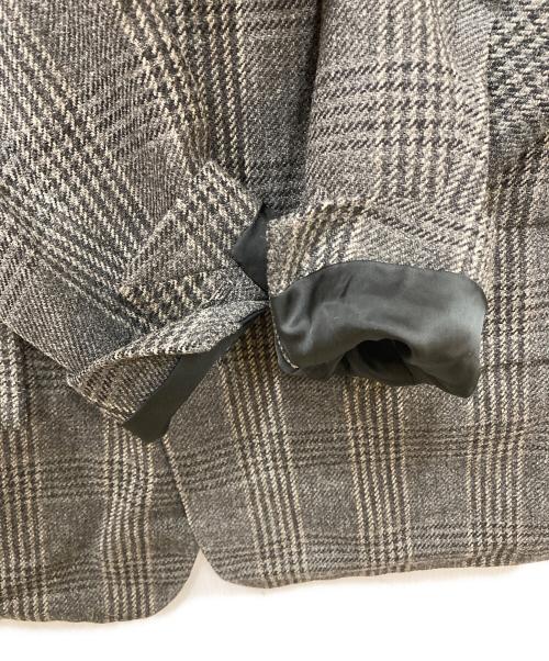 MARGARET HOWELL（マーガレットハウエル）MARGARET HOWELL (マーガレットハウエル) LOVAT (ロバット) グレンチェックツイードウールジャケット グレー サイズ:Mの古着・服飾アイテム