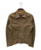 Cinquanta×ESTNATIONチンクワンタ×エストネーション）の古着「ヌバックレザージャケット」｜ベージュ