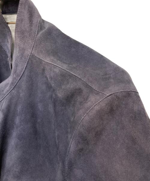 Cinquanta（チンクワンタ）Cinquanta (チンクワンタ) ゴートレザースウェードジャケット ネイビー サイズ:46の古着・服飾アイテム