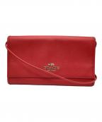 COACHコーチ）の古着「ショルダーバッグ」｜レッド