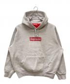 SUPREMEシュプリーム）の古着「Inside Out Box Logo Hoodie/インサイドアウトボックスロゴフーディー」｜グレー