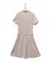 HER LIP TO (ハーリップトゥ) San Rocco Tweed Knit Dress/サンロッコツイードニットドレス ピンク サイズ:M：6000円