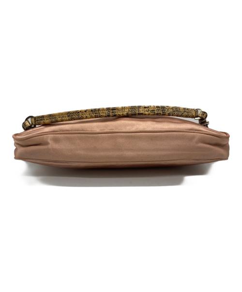 PRADA（プラダ）PRADA (プラダ) サテンアクセサリーポーチ ピンクの古着・服飾アイテム