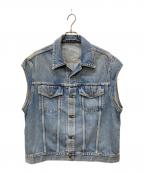 URUウル）の古着「DENIM OVERSIZED VEST TYPE B/デニムオーバーサイズドベストタイプビー」｜インディゴ