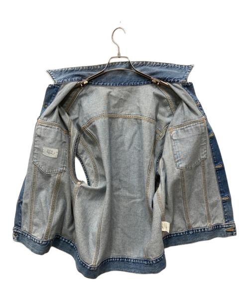 URU（ウル）URU (ウル) DENIM OVERSIZED VEST TYPE B/デニムオーバーサイズドベストタイプビー インディゴ サイズ:3の古着・服飾アイテム