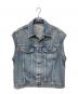 URU（ウル）の古着「DENIM OVERSIZED VEST TYPE B/デニムオーバーサイズドベストタイプビー」｜インディゴ