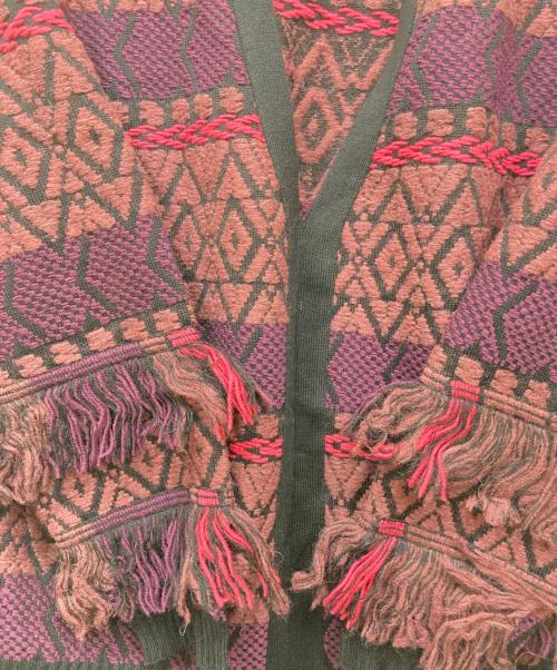 sara mallika（サラマリカ）sara mallika (サラマリカ) 2wayジャガードニット パープル サイズ:FREE 未使用品の古着・服飾アイテム