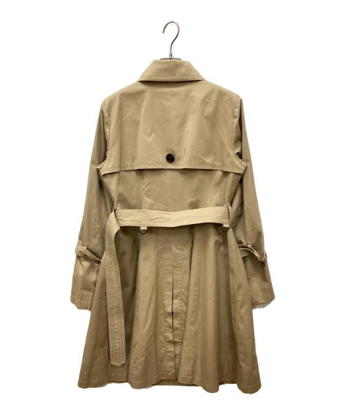 BURBERRY BLUE LABEL（バーバリーロンドンブルーレーベル）BURBERRY BLUE LABEL (バーバリーロンドンブルーレーベル) ダブルトレンチコート ベージュ サイズ:38の古着・服飾アイテム
