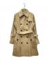 BURBERRY BLUE LABEL（バーバリーロンドンブルーレーベル）の古着「ダブルトレンチコート」｜ベージュ