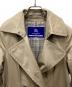 中古・古着 BURBERRY BLUE LABEL (バーバリーロンドンブルーレーベル) ダブルトレンチコート ベージュ サイズ:38：15000円