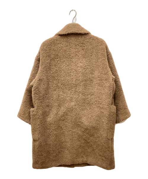 ATON（エイトン）ATON (エイトン) アルパカボアコート ブラウン サイズ:2の古着・服飾アイテム