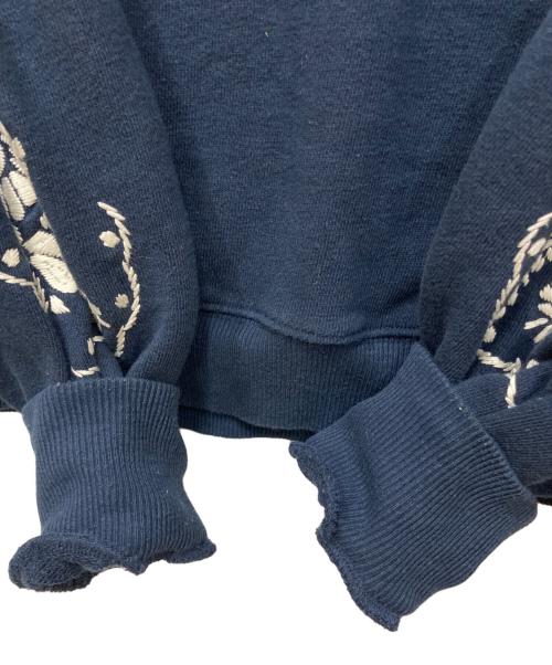 KAPITAL（キャピタル）KAPITAL (キャピタル) 裏毛 ブッファンスリーブスウェット ネイビー サイズ:1の古着・服飾アイテム