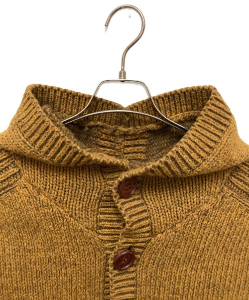 KAPITAL（キャピタル）KAPITAL (キャピタル) フーデットニットカーディガン ベージュ サイズ:Lの古着・服飾アイテム