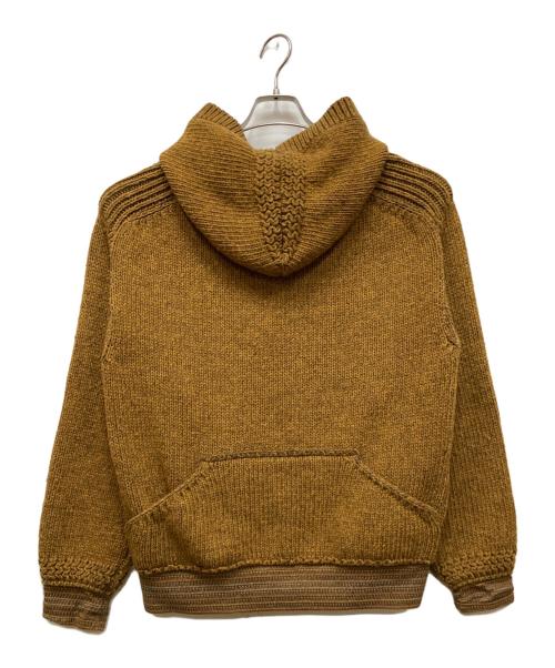 KAPITAL（キャピタル）KAPITAL (キャピタル) フーデットニットカーディガン ベージュ サイズ:Lの古着・服飾アイテム