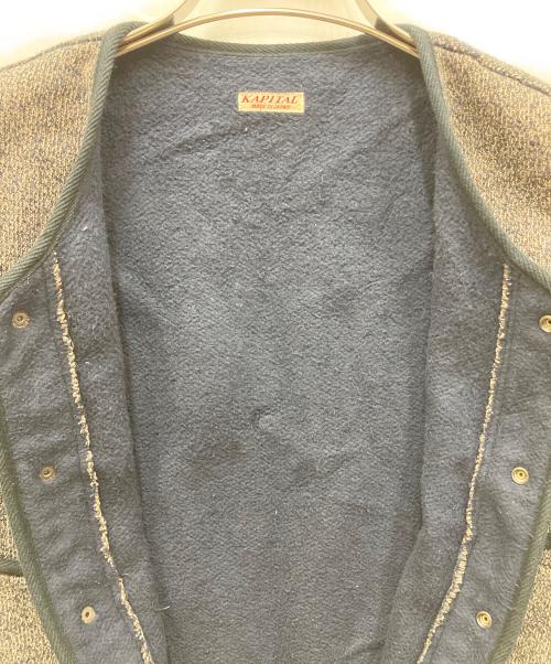 KAPITAL（キャピタル）KAPITAL (キャピタル) ビーチクロスベスト グレー サイズ:3の古着・服飾アイテム