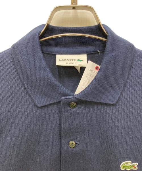 LACOSTE（ラコステ）LACOSTE (ラコステ) ロングスリーブポロシャツ ネイビー サイズ:US S 未使用品の古着・服飾アイテム