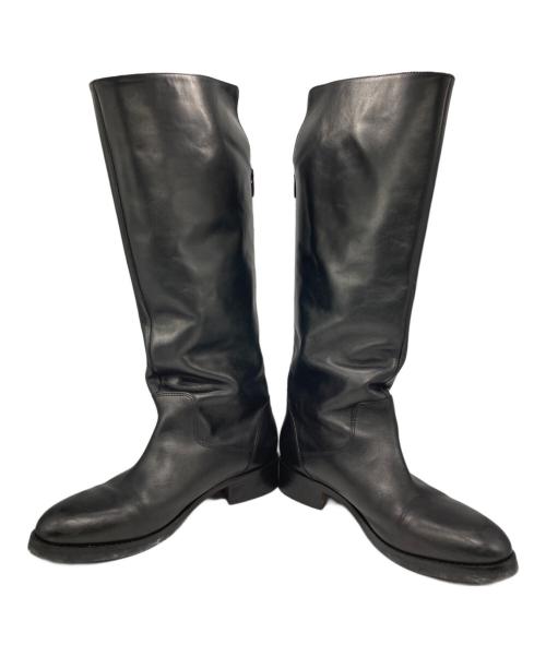 CORSO ROMA 9（コルソローマノーヴェ）CORSO ROMA 9 (コルソローマノーヴェ) ジョッキーブーツ ブラック サイズ:24cmの古着・服飾アイテム