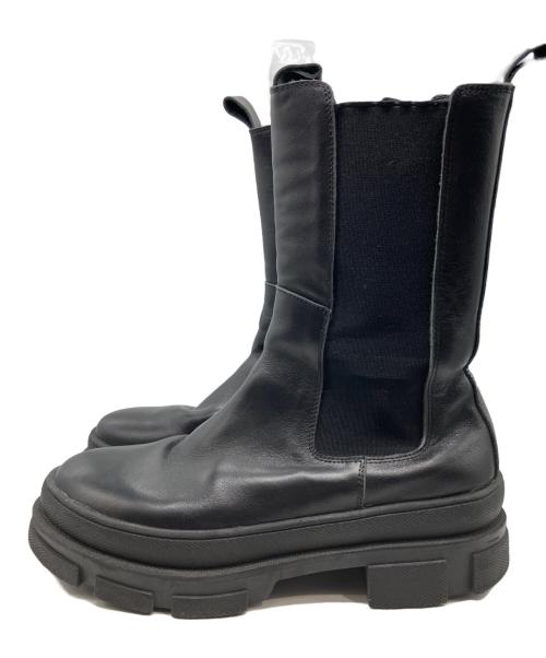 REMME（レメ）REMME (レメ) サイドゴアブーツ ブラック サイズ:24cmの古着・服飾アイテム