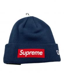 SUPREME×New Era（シュプリーム×ニューエラ）の古着「24FW BOX LOGO BEANIE/ボックスロゴビーニー」｜ネイビー