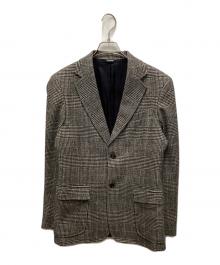 STEVEN ALAN×BEAUTY&YOUTH（スティーブンアラン×ビューティーアンドユース）の古着「グレンチェックテーラードジャケット」｜グレー