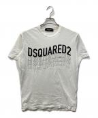 DSQUARED2ディースクエアード）の古着「プリントTシャツ」｜ホワイト
