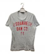 DSQUARED2ディースクエアード）の古着「プリントTシャツ」｜グレー