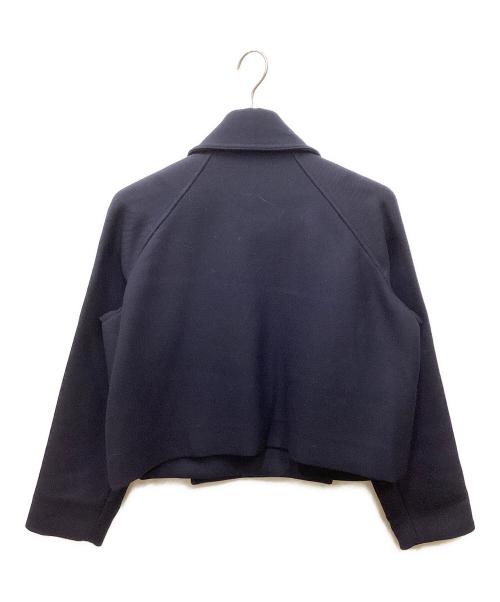 LOEWE（ロエベ）LOEWE (ロエベ) ダブルブレストショートコート ネイビー サイズ:40の古着・服飾アイテム