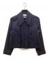LOEWE（ロエベ）の古着「ダブルブレストショートコート」｜ネイビー