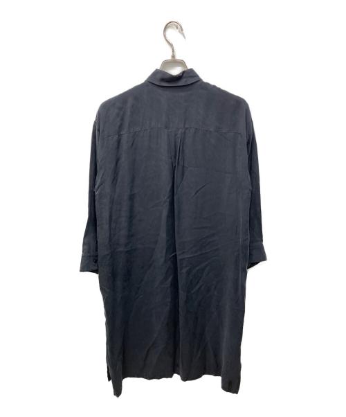 MACKINTOSH（マッキントッシュ）MACKINTOSH (マッキントッシュ) キュプラフィブリルロングシャツ ネイビー サイズ:38の古着・服飾アイテム