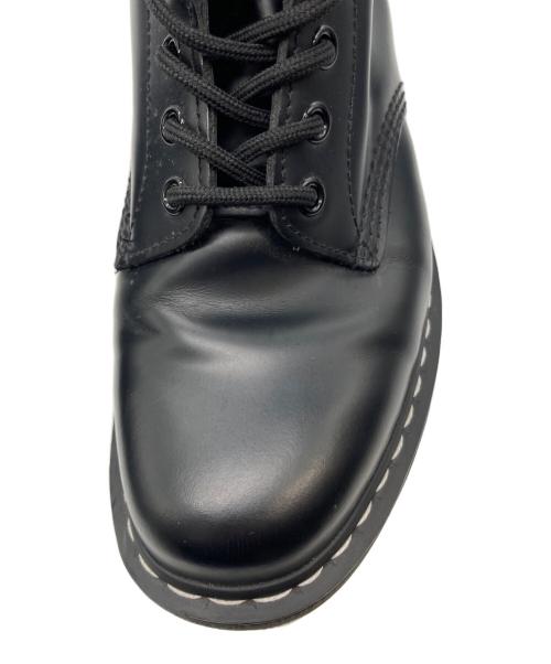 Dr.Martens（ドクターマーチン）Dr.Martens (ドクターマーチン) ホワイトステッチ8ホールブーツ ブラック サイズ:UK8の古着・服飾アイテム