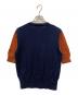 MARNI (マルニ) ロゴ刺繍S/Sニット ブルー サイズ:40：15000円