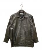 THE SEED BY WILLY CHAVARRIAザ シード バイ ウィリーチャバリア）の古着「Neo THE SEED Leather Shirt/ネオザシードレザーシャツ」｜ブラック