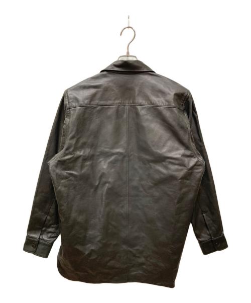 THE SEED BY WILLY CHAVARRIA（ザ シード バイ ウィリーチャバリア）THE SEED BY WILLY CHAVARRIA (ザ シード バイ ウィリーチャバリア) Neo THE SEED Leather Shirt/ネオザシードレザーシャツ ブラック サイズ:40の古着・服飾アイテム
