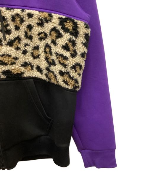 DIESEL（ディーゼル）DIESEL (ディーゼル) ボア切替パーカー パープル サイズ:Mの古着・服飾アイテム