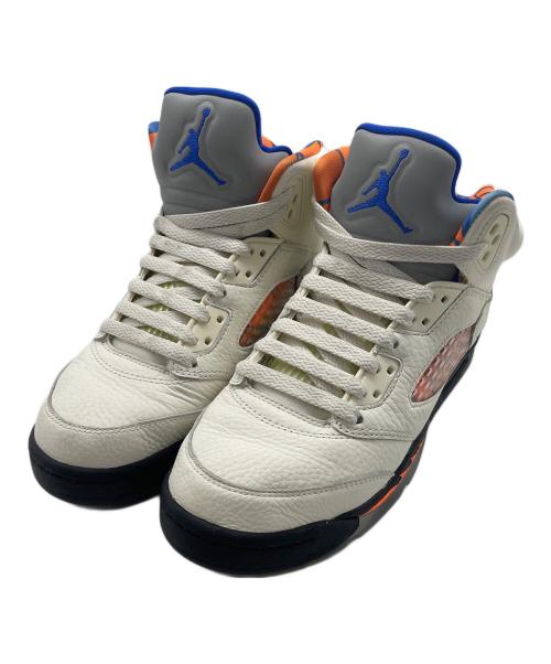NIKE（ナイキ）NIKE (ナイキ) AIR JORDAN 5 RETRO ホワイト サイズ:23.5cmの古着・服飾アイテム