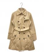 BURBERRY BLUE LABELバーバリーロンドンブルーレーベル）の古着「ライナー付ダブルトレンチコート」｜ベージュ