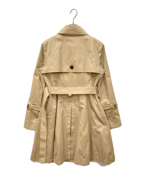 BURBERRY BLUE LABEL（バーバリーロンドンブルーレーベル）BURBERRY BLUE LABEL (バーバリーロンドンブルーレーベル) ライナー付ダブルトレンチコート ベージュ サイズ:40の古着・服飾アイテム
