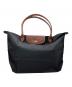LONGCHAMP（ロンシャン）の古着「プリアージュトートバッグ」｜ブラック