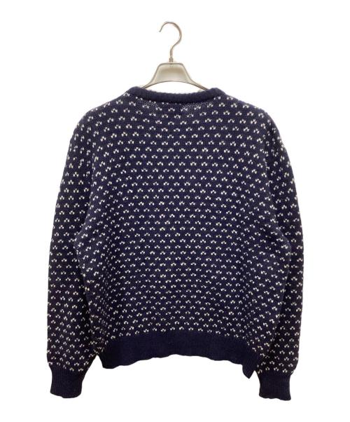 American Eagle Outfitters（アメリカンイーグル）American Eagle Outfitters (アメリカンイーグル) バーズアイニット ネイビー サイズ:XLの古着・服飾アイテム