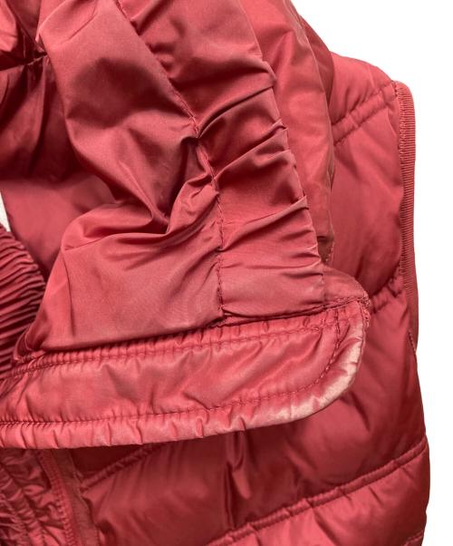 MONCLER（モンクレール）MONCLER (モンクレール) AIGRE GILET/エーグルジレダウンベスト ワインレッド サイズ:4の古着・服飾アイテム