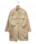 BURBERRY（バーバリー）の古着「一枚袖カシミア混コート」｜ベージュ