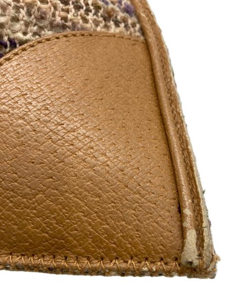 PRADA（プラダ）PRADA (プラダ) ツイードハンドバッグ ブラウンの古着・服飾アイテム