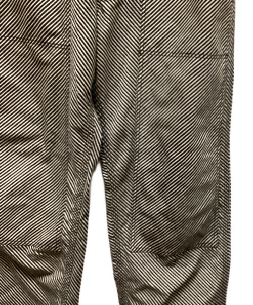 N.HOOLYWOOD（エヌ ハリウッド）N.HOOLYWOOD (エヌ ハリウッド) ストライプヒッコリーオーバーオール ホワイト サイズ:38の古着・服飾アイテム