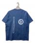 C.E (シーイー) OVER DYE CAUSEAND EFFECT TEE/オーバーダイコーズアンドエフェクトTシャツ ブルー サイズ:L：7000円