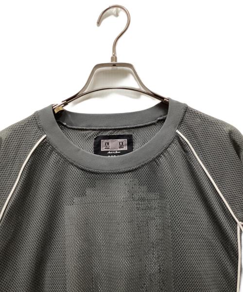 C.E（シーイー）C.E (シーイー) MESH RAGLAN COLOUR LONG SLEEVE T グレー サイズ:Lの古着・服飾アイテム