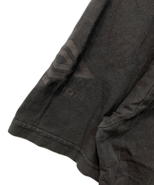 UMBRO（アンブロ）UMBRO (アンブロ) BOILER ROOM (ボイラールーム) Washed T-Shirt/ウォッシュドTシャツ ブラック サイズ:XLの古着・服飾アイテム